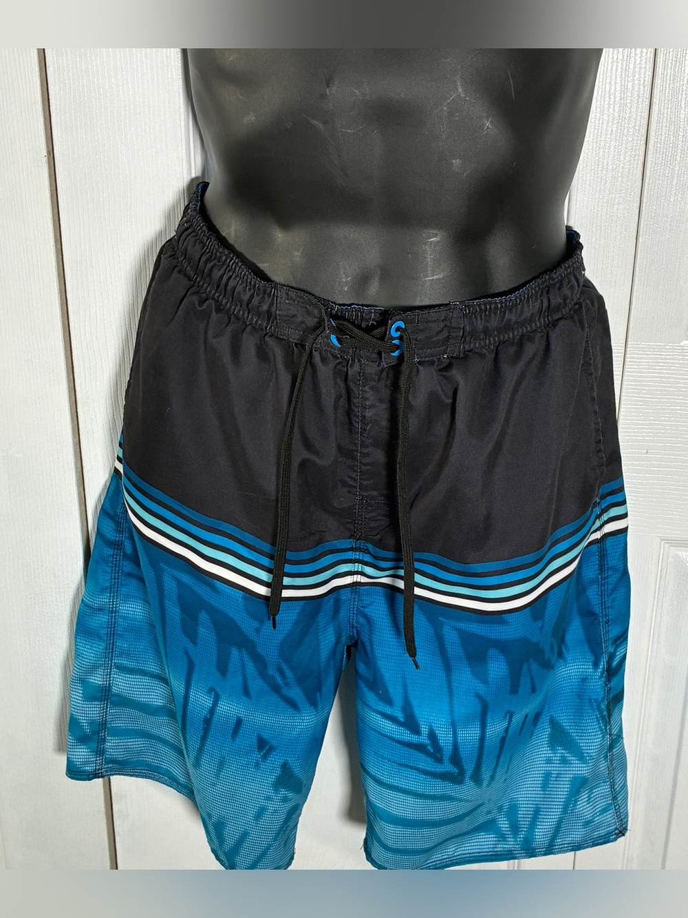 Burnside Tropical Palm Leaf Board Shorts Swim Trunks Small